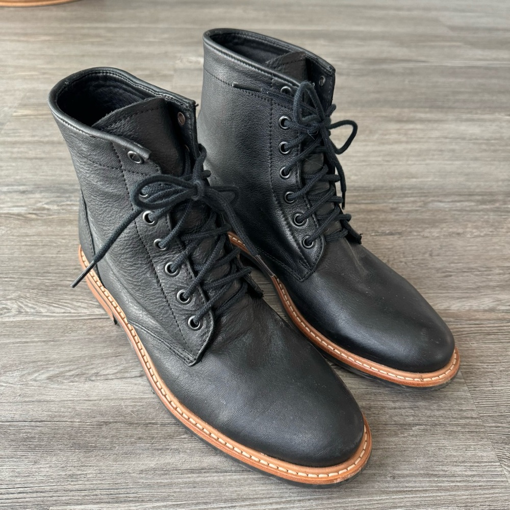 Nisolo All Weather Amalia Bootie Black Leather 9.5